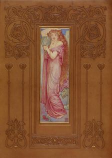 Cover of "Recuyell of the Historyes of Troye", volume 2, 1892. Creator: Cedric Chivers