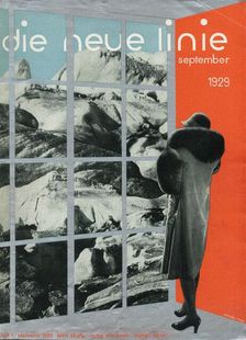 Cover of the magazine "die neue linie", September 1929, 1929. Creator: Moholy-Nagy, Laszlo (1895-1946)