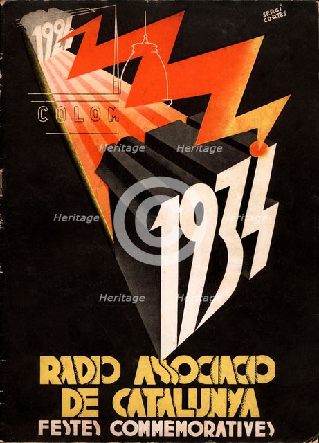 Cover of the magazine Radio Associació of Catalonia. Festival commemorating the tenth anniversary…