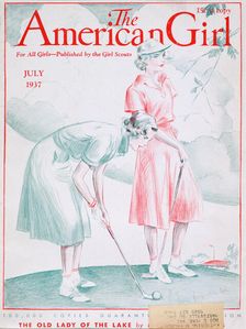 Cover of The American Girl magazine, July 1937