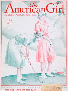 Cover of "The American Girl" magazine, July 1937. Creator: Unknown