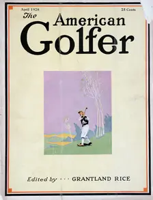 Cover of "The American Golfer", April 1928. Creator: Unknown