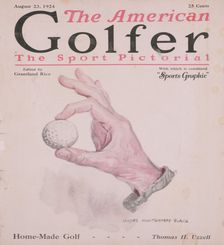 Cover of "The American Golfer", August 23, 1924. Creator: Unknown