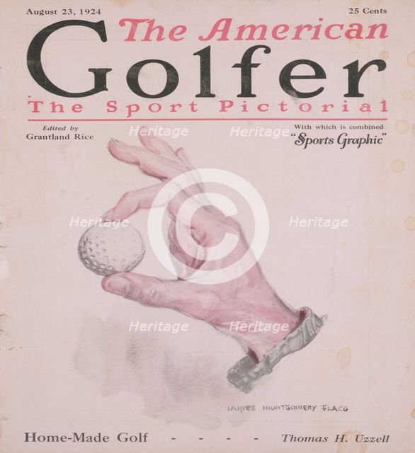 Cover of "The American Golfer", August 23, 1924. Creator: Unknown.