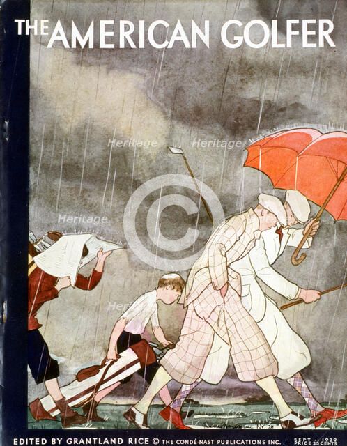 Cover of The American Golfer,September 1920. Artist: Unknown