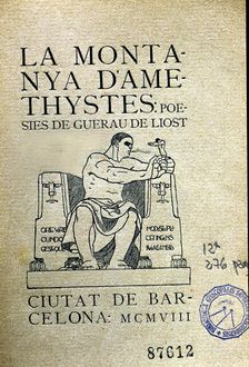 Cover of the book La muntanya d'amethystes (The amethysts mountain) by Jaume Bofill i Mates, pu…