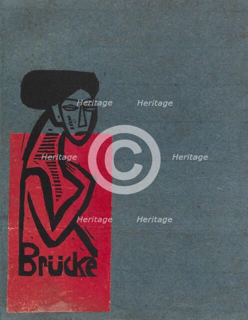 Cover of the catalogue for the exhibition of the artist group "Brücke" at the Gurlitt Gallery...1912 Creator: Kirchner, Ernst Ludwig (1880-1938).