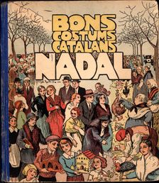 Cover of the children's book Nadal (Christmas), from the collection Bons costums Catalans Il…