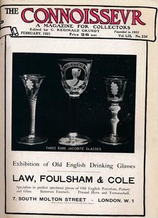 Cover of The Connoisseur, February 1921