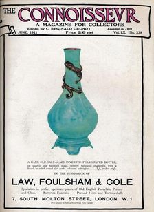 Cover of The Connoisseur, June 1921