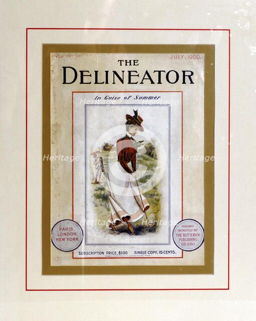 Cover of The Delineator, July 1900. Artist: Unknown