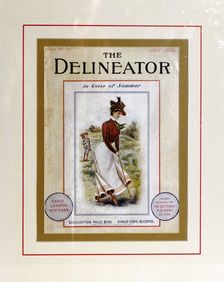 Cover of "The Delineator", July 1900. Creator: Unknown