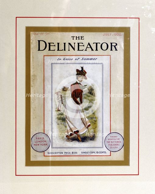 Cover of "The Delineator", July 1900. Creator: Unknown.