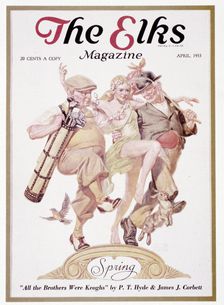 Cover of The Elks Magazine, April 1933. Creator: Unknown