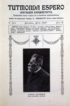 Cover of the gazette Tutmonda Espero - Kataluna Esperantisto organ of the Catalan Esperanto mo…