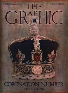 Cover of "The Graphic", coronation number, June 1911. Creator: Unknown