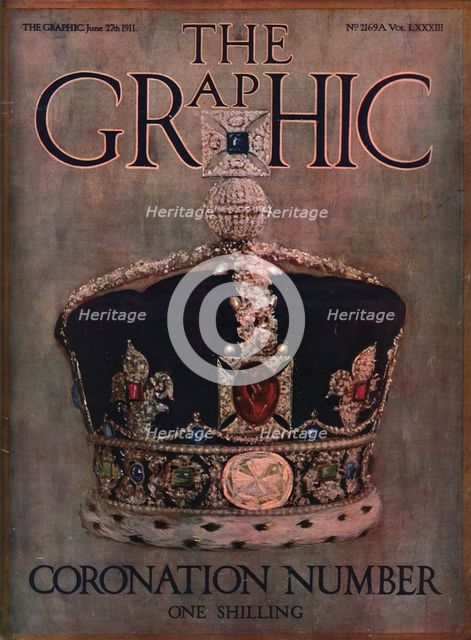 Cover of "The Graphic", coronation number, June 1911.  Creator: Unknown.