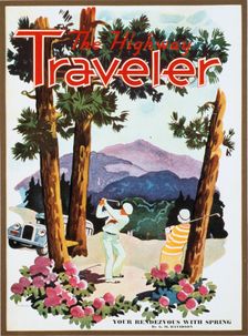 Cover of "The Highway Traveler" magazine, c1926. Creator: Unknown