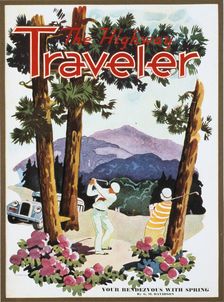 Cover of The Highway Traveler magazine, c1926