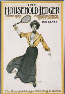 Cover of "The Household Ledger" magazine, American, June 1903. Creator: Unknown
