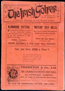 Cover of "The Irish Golfer", March 19, 1902. Creator: Unknown