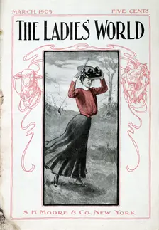 Cover of "The Ladies World" magazine, American, March 1905. Creator: Unknown