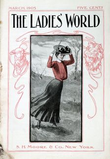 Cover of "The Ladies World" magazine, American, March 1905. Creator: Unknown