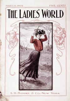 Cover of "The Ladies World" magazine, March 1905. Creator: Unknown