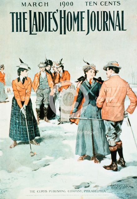 Cover of "The Ladies Home Journal", March 1900. Creator: Unknown.