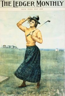 Cover of "The Ledger Monthly", American, 1899. Creator: Unknown