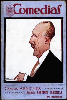 Cover of the publication Comedias Caricature of Carlos Arniches Barreda (1866-1943). Siglo XX …