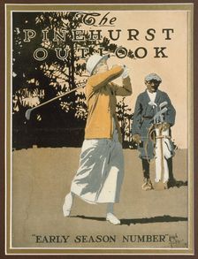 Cover of "The Pinehurst Outlook", c1920s. Creator: Unknown