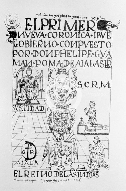 Cover of the play 'Nueva Crónica y Buen Gobierno', story of the Incas.