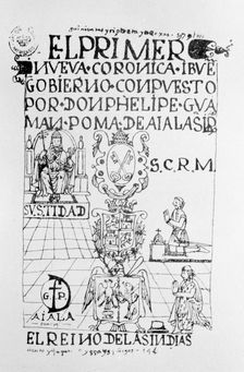 Cover of the play Nueva Crónica y Buen Gobierno story of the Incas