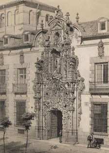 Cover of the Royal Hospice of Ave Maria and San Fernando, Madrid, by Pedro de Ribera, built betwe…