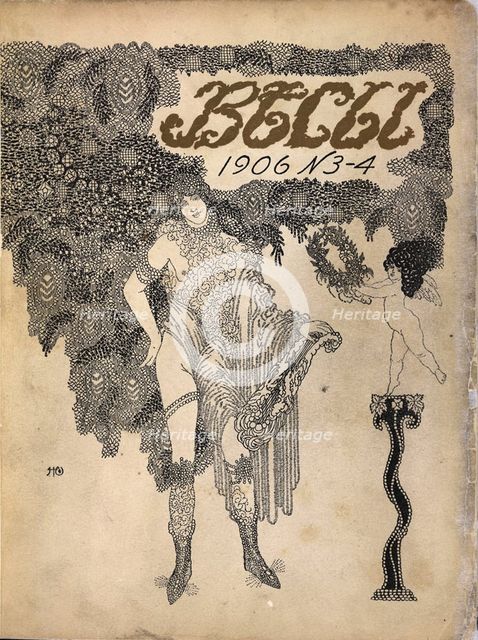 Cover of the Symbolist magazine Vesy (The Balance), 1906. Artist: Feofilaktov, Nikolai Petrovich (1878-1941)