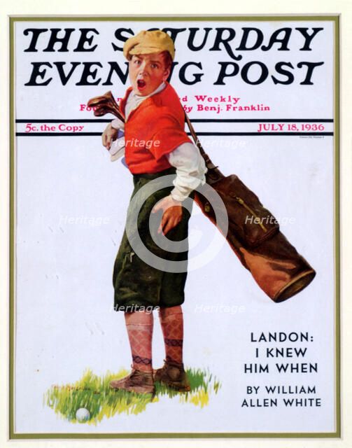 Cover of The Saturday Evening Post, American, 1936. Artist: Unknown