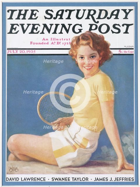 Cover of "The Saturday Evening Post", American, July 20, 1935. Creator: Unknown.