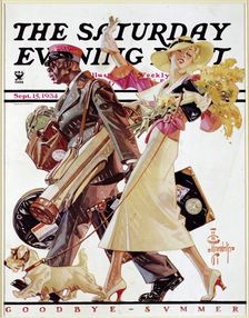 Cover of "The Saturday Evening Post", Sep 15, 1934. Creator: Unknown