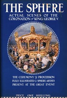 Cover of "The Sphere", coronation number, June 1911. Creator: Unknown