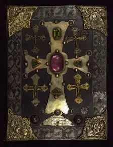 Cover of the T'oros Roslin Gospels, 1262. Creator: T'oros Roslin