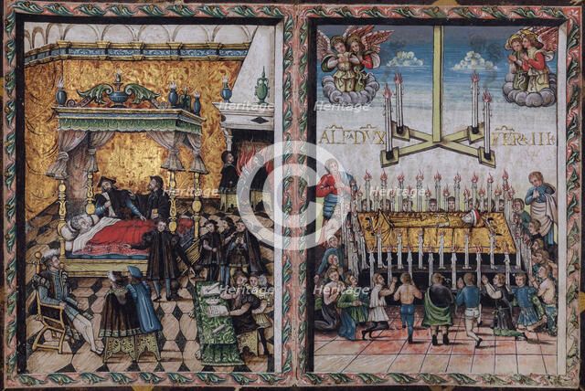 Cover of The Testament of Alfonso d'Este, third Duke of Ferrara, 1534. Creator: Anonymous.