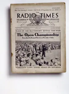 Cover of the "The Radio Times", 30 June, 1933. Creator: Unknown