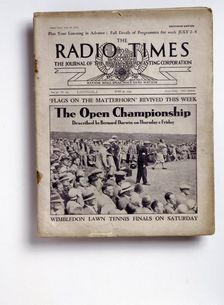 Cover of the "The Radio Times", 30 June, 1933. Creator: Unknown
