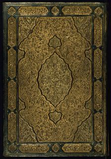 Cover of Two Works of Sa'di, 1572. Creator: Unknown