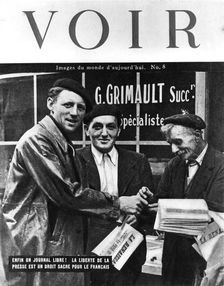 Cover of Voir magazine, 1944