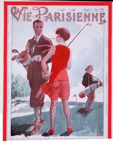 Cover of "Vie Parisienne" magazine, French, 1929. Creator: Unknown