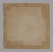 Cover or Handkerchief, Turkey, 1775/1900. Creator: Unknown