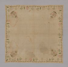 Cover or HandKerchief, Turkey, 1850/1875. Creator: Unknown
