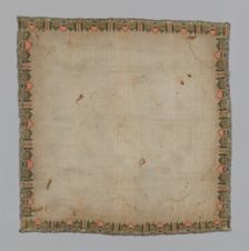 Cover or Handkerchief, Turkey, 18th century. Creator: Unknown